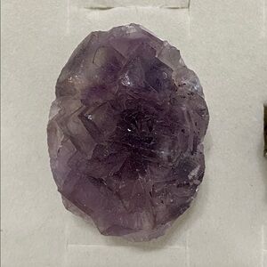 Purple fluorite Statement Ring